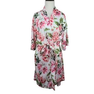 Show Me Your Mumu multicolored floral robe belted one size